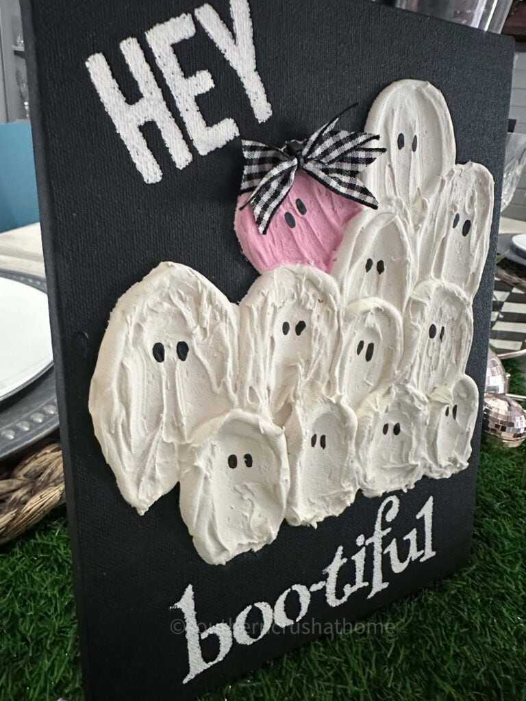 Spackle Art Ghost Painting-
