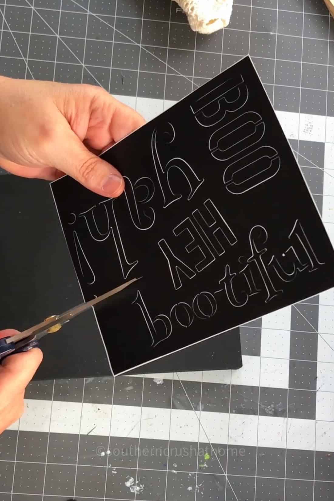 Spackle Art Ghost Painting-