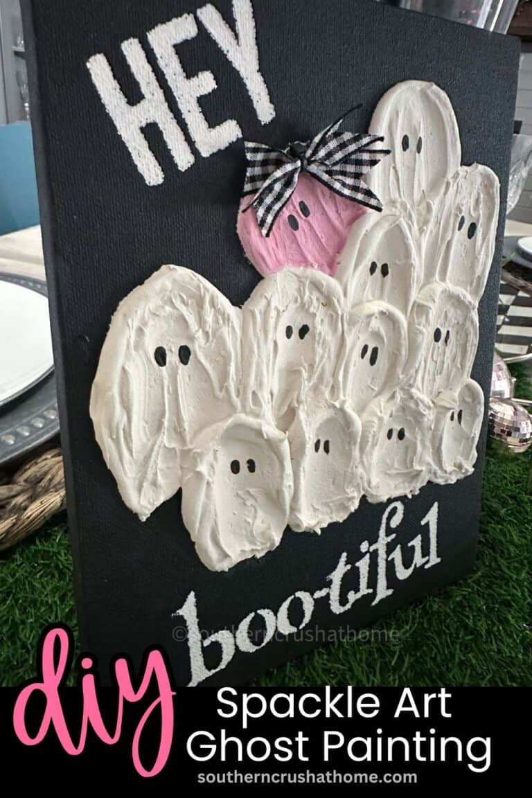 Spackle Art Ghost Painting