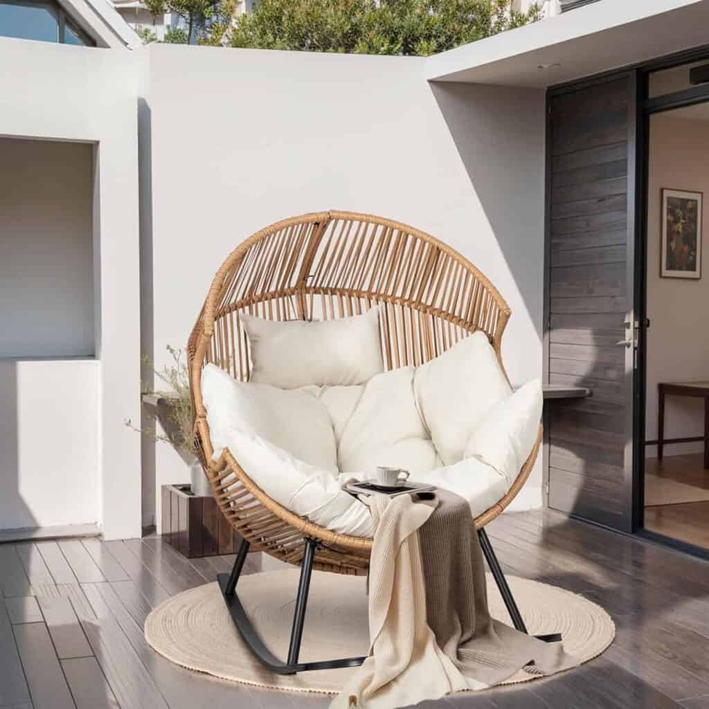 egg rocking chair