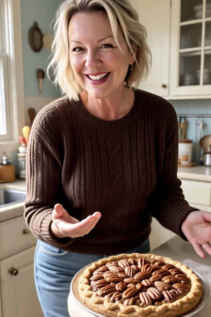 Melanie Ferguson with Pecan Pie