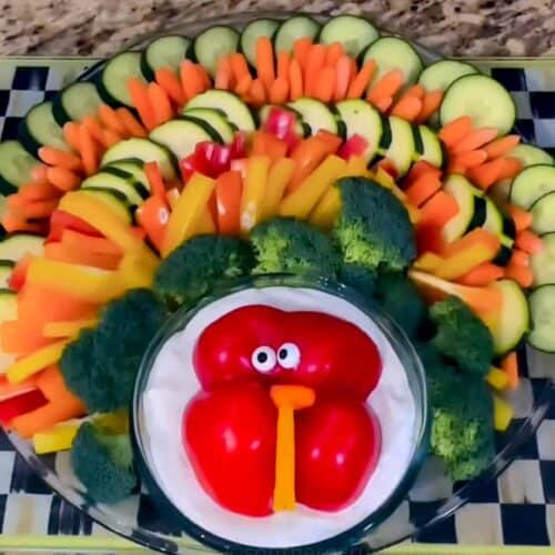 final turkey crudite platter