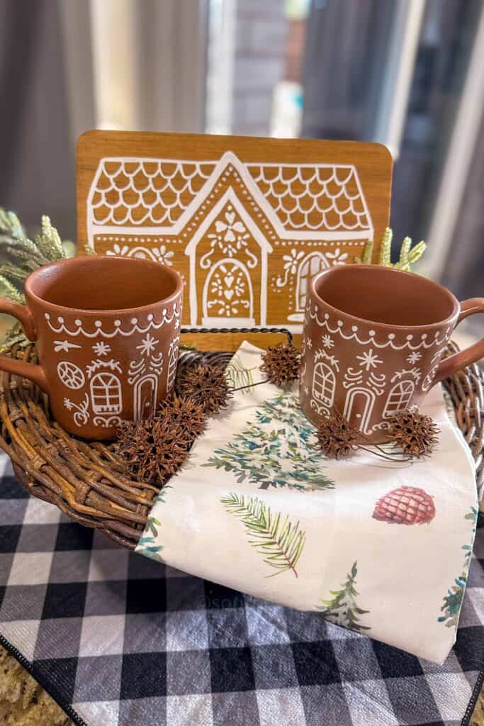 gingerbread house cutting board