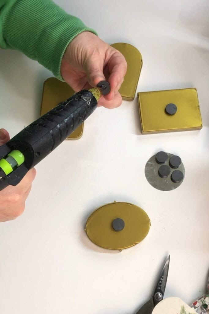 adding magnets to fridge magnets