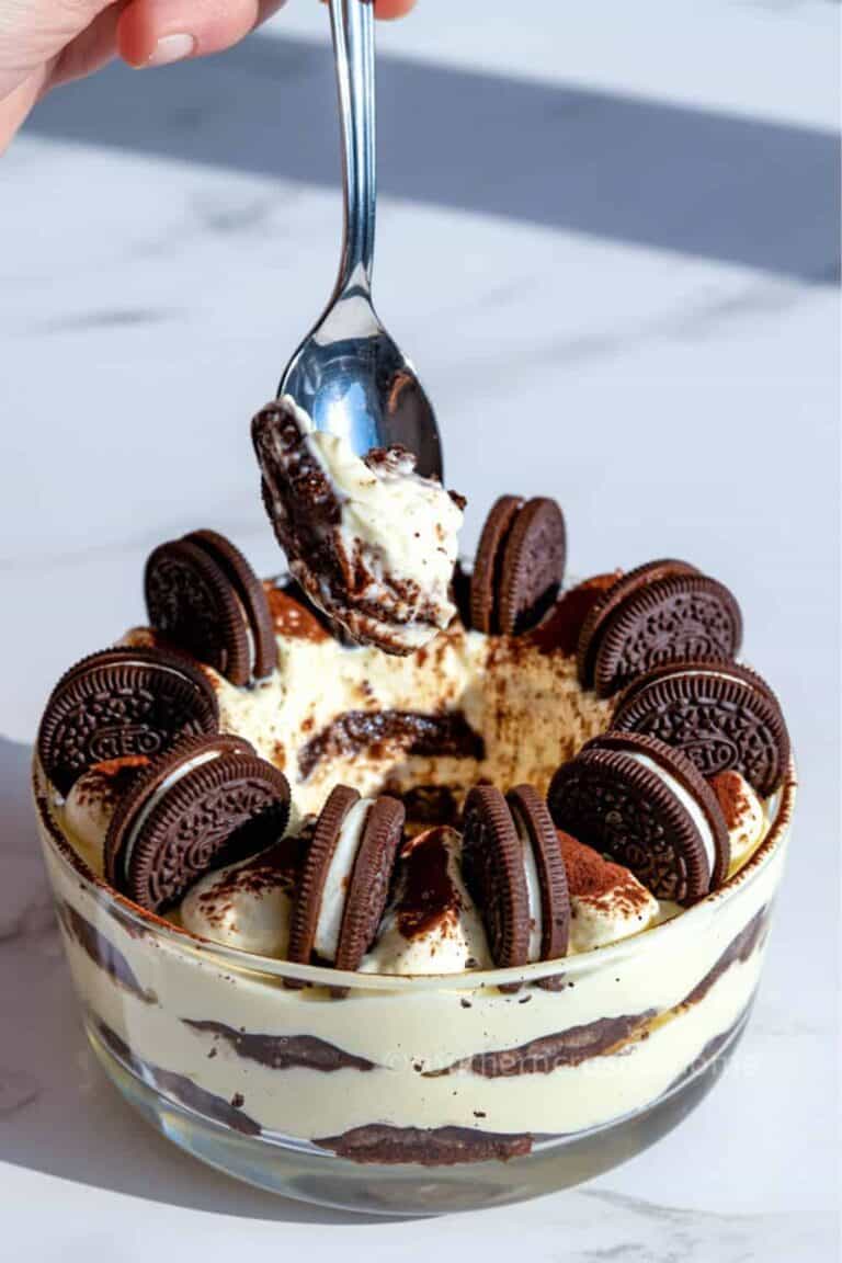 Oreo Cookie Japanese cheesecake greek yogurt