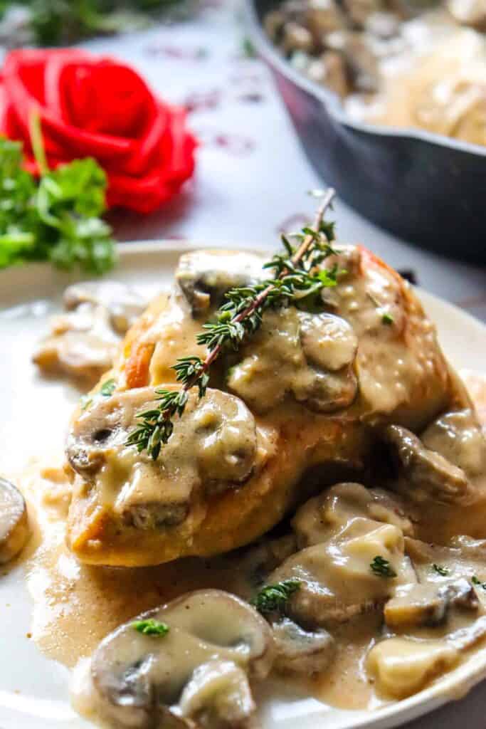 plated Marry Me Chicken