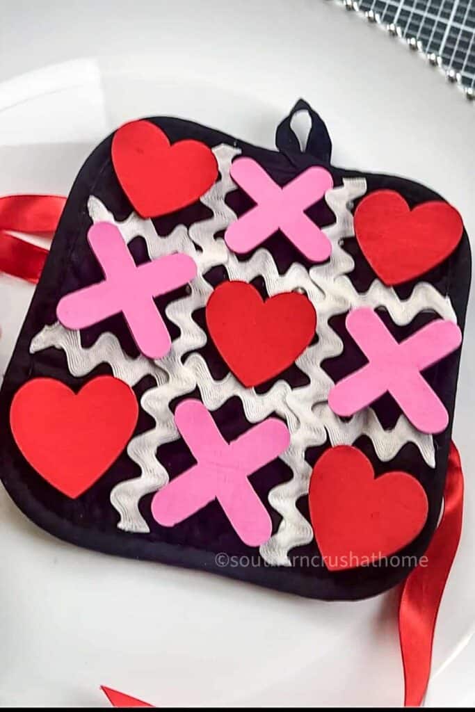 tic tac toe pot holder craft