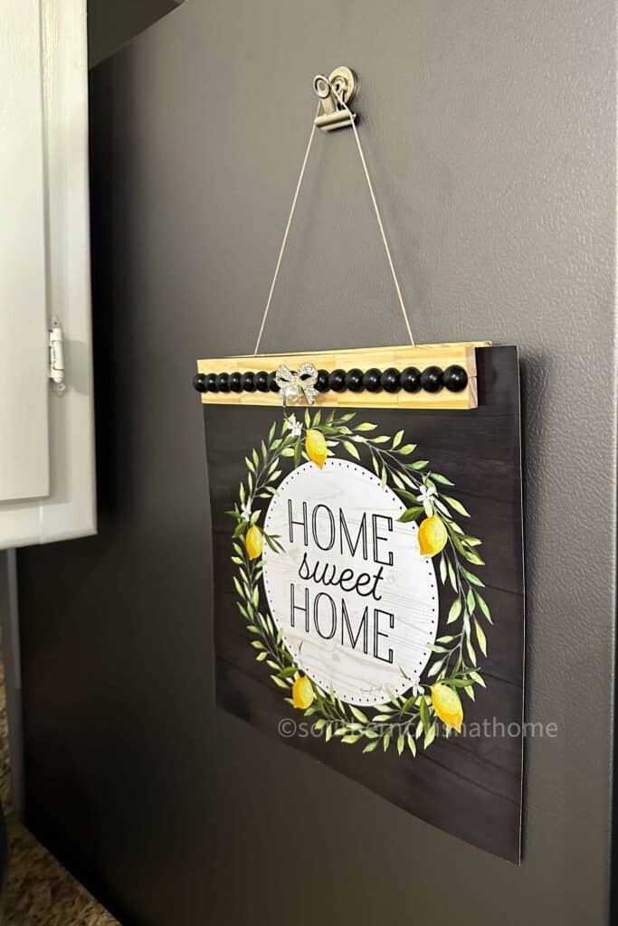 jenga block banner holder