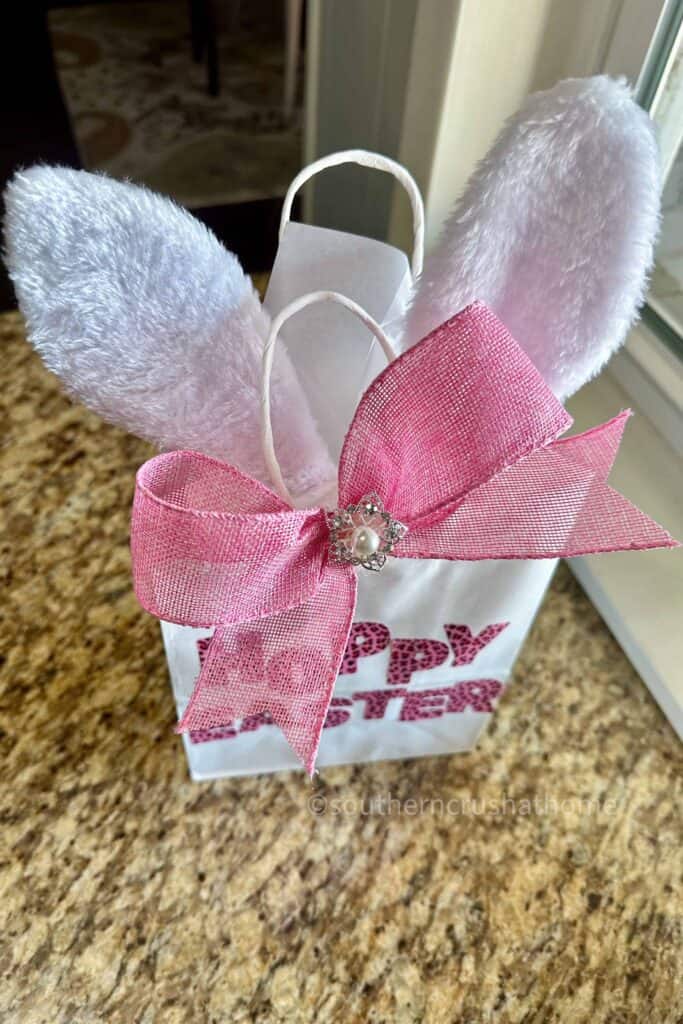 hoppy easter bunny bag