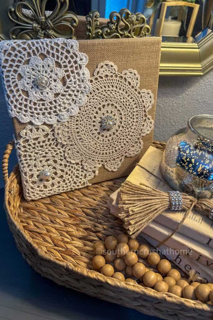 doily canvas art