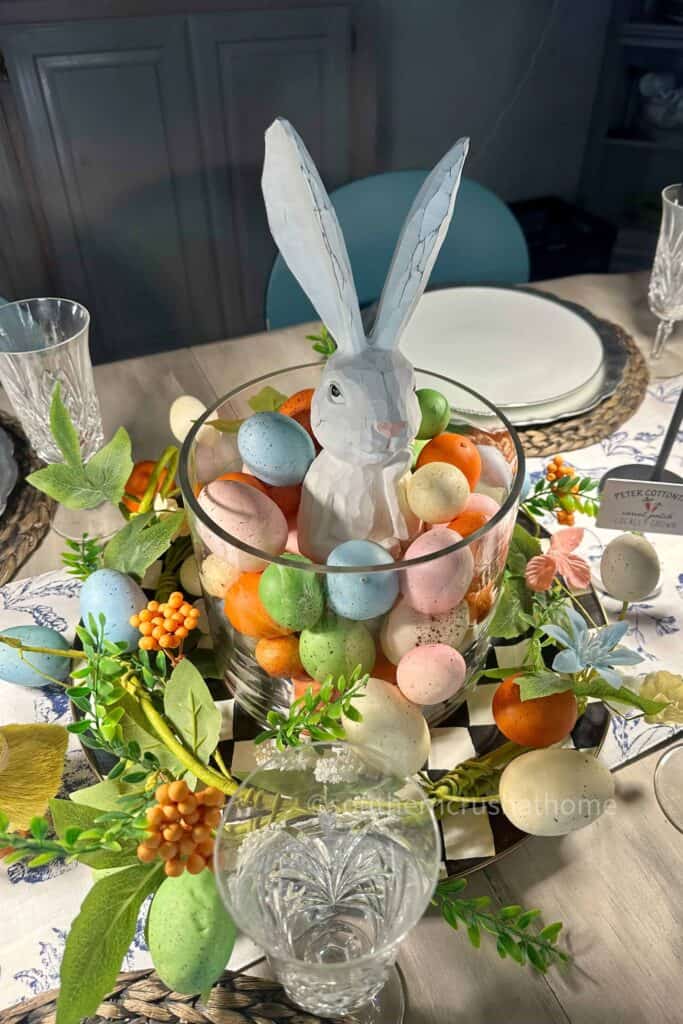 easter tablescape