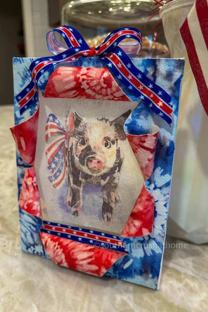 DT Patriotic Home Decor Chopping Mats busted canvas