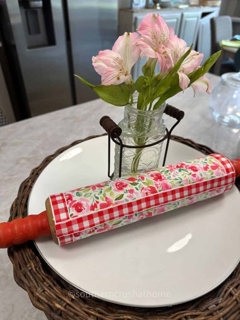 DT Scrap Fabric Rolling Pin Cover