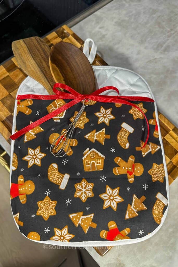 DIY Home Decor Christmas Fabric Crafts pot holder