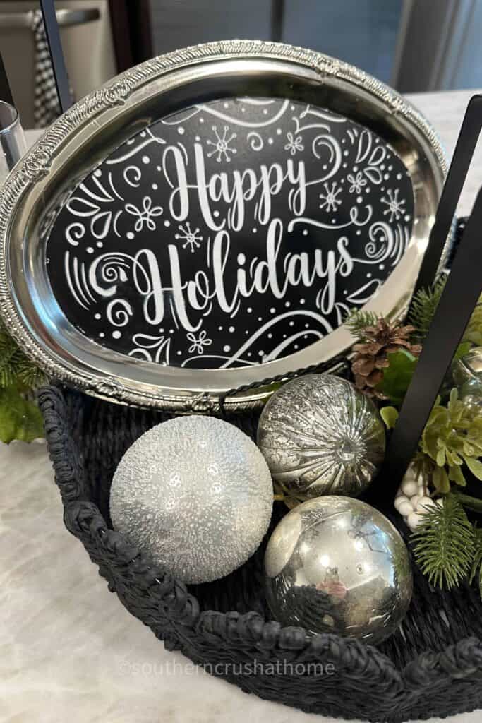 Christmas Tray Stencil