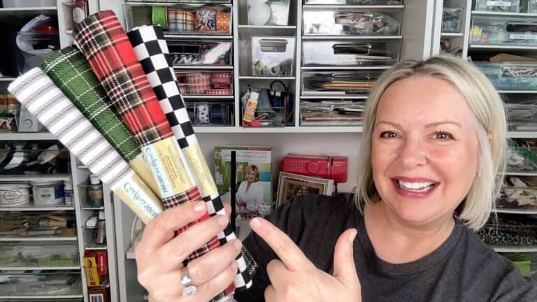 DIY Home Decor Christmas Fabric Crafts