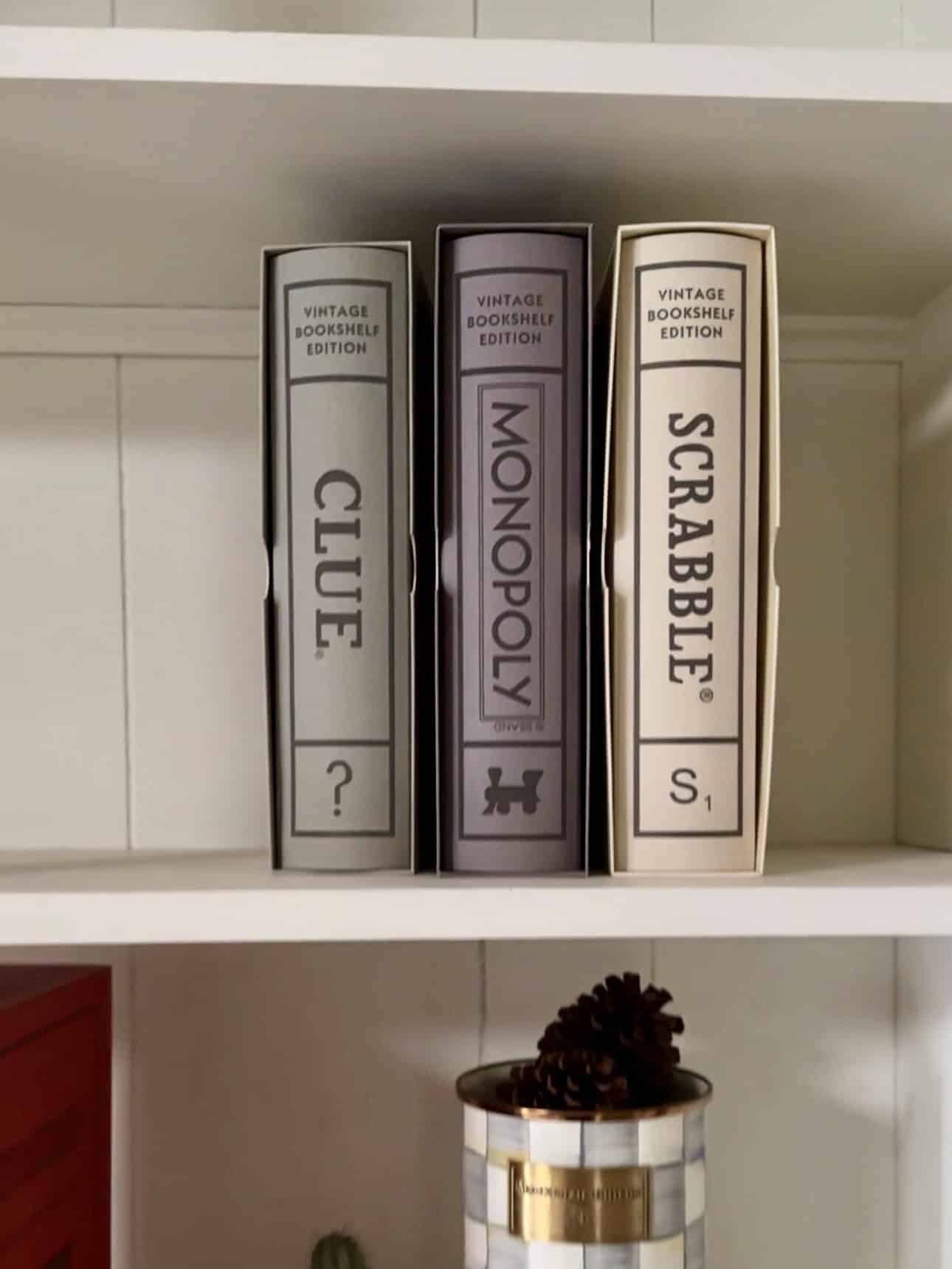game night decor boxes