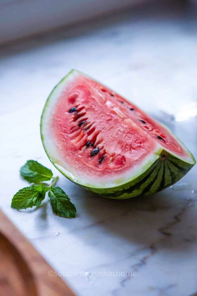 sliced watermelon