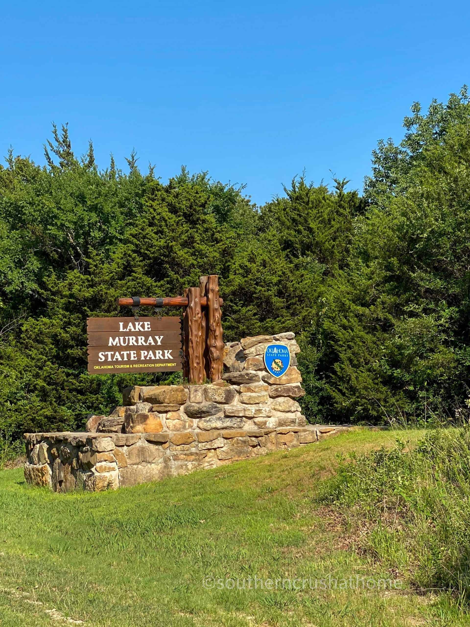 lake murray state park sign