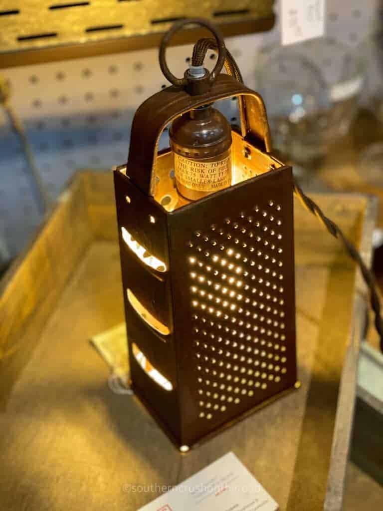vintage grater light