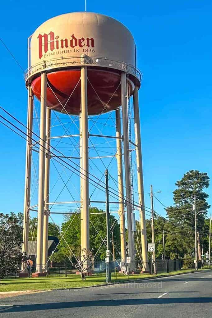 Minden, Lousiana water tower